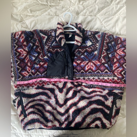 FP Movement Rocky Ridge Pullover in Purple Zebra Combo Size S - Picture 11 of 15